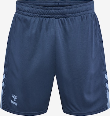 Hummel Workout Pants in Blue: front