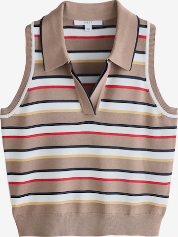 Tops en tricot Next en beige : devant