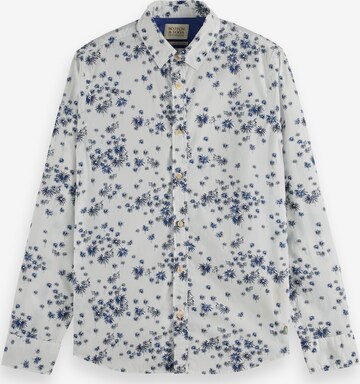 SCOTCH & SODA Regular fit Button Up Shirt in White: front