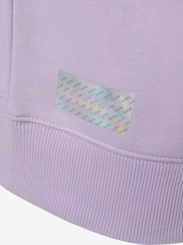 Sweat-shirt 'Happy' smiler. en violet