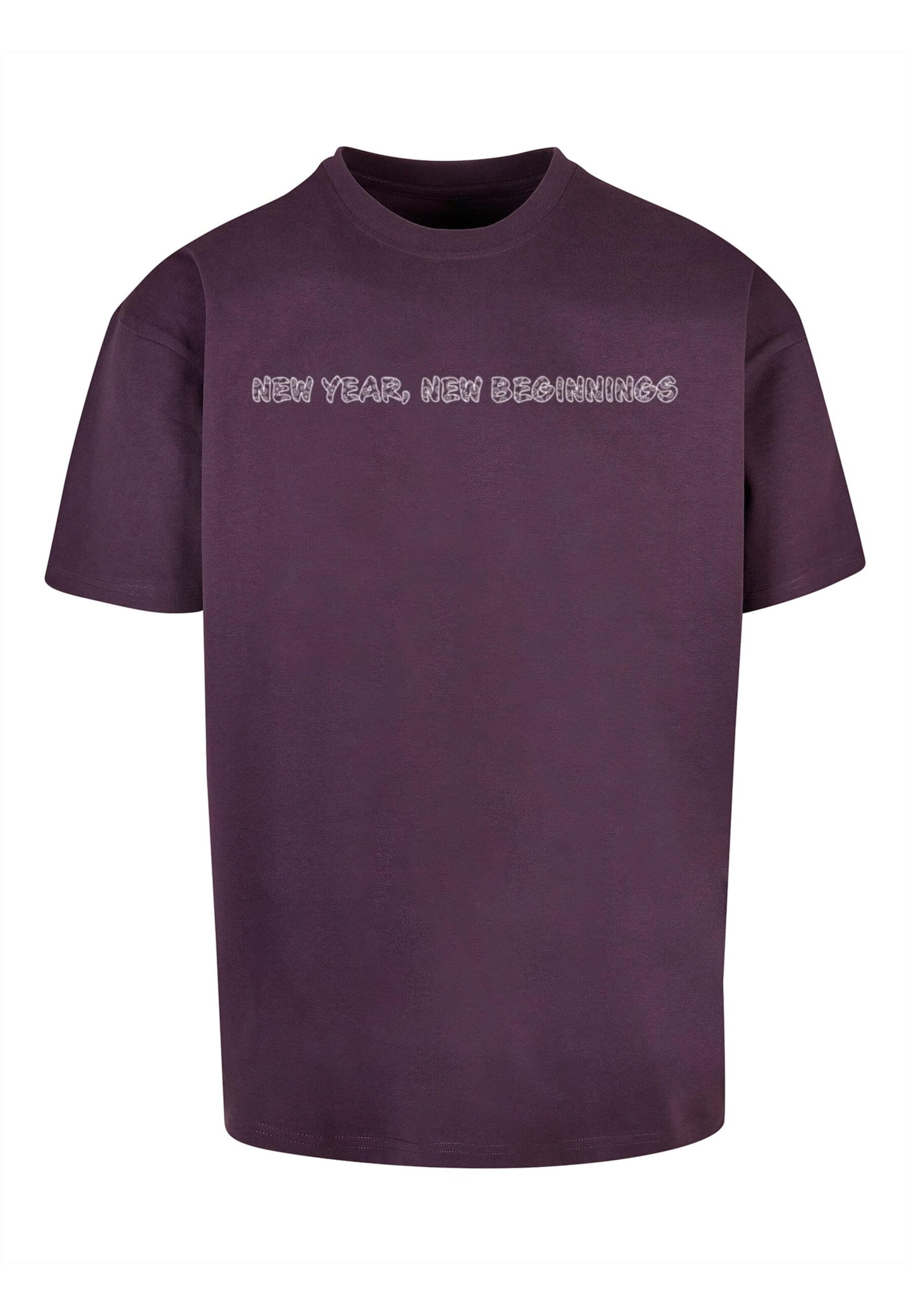 T-Shirt 'New Year' Merchcode en violet : devant