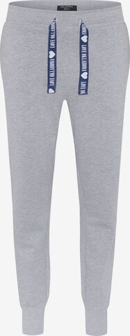 Oklahoma Jeans Tapered Pants in Grey: front