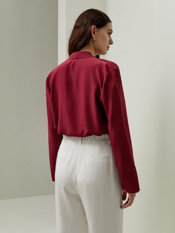Lilysilk - Camiseta tradicional en rojo