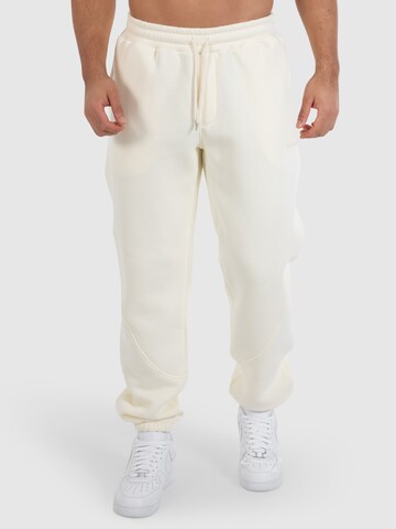 Smilodox Tapered Broek 'Viktor' in Beige: voorkant