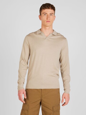 SELECTED HOMME Pullover 'TOWN' i beige: forside