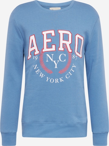 Sweat-shirt 'NYC 1987' AÉROPOSTALE en bleu : devant