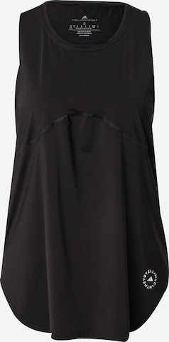 ADIDAS BY STELLA MCCARTNEY Sports Top 'Truestrength ' in Black: front