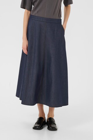 KAREN BY SIMONSEN Nederdel 'Drew' i blå: forside