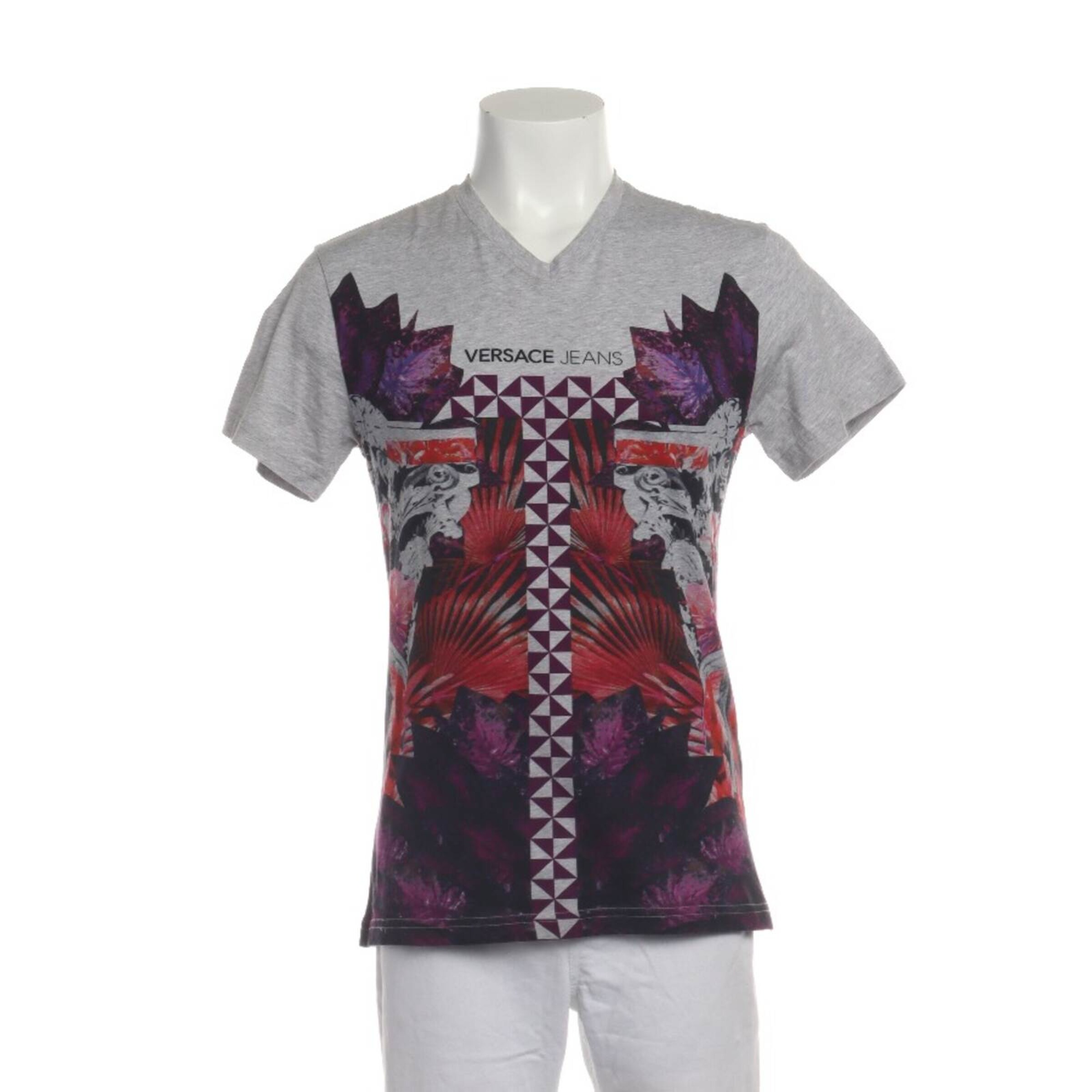 Versace Jeans T-Shirt XS in Mischfarben: Vorderseite