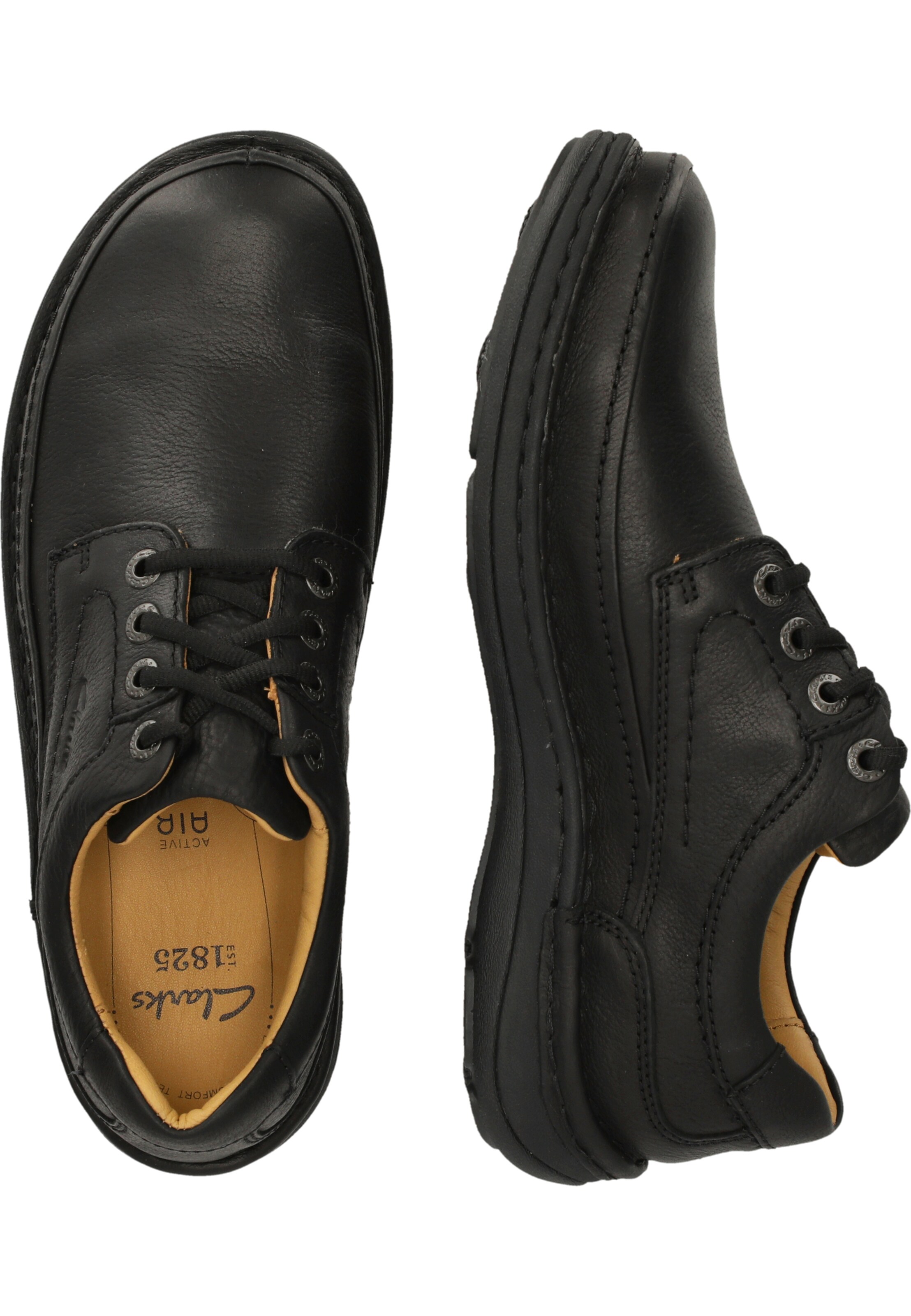 CLARKS Lace-up shoe 'Nature' in Black