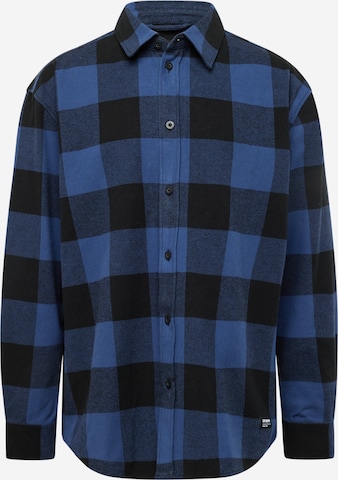 Dr. Denim - Ajuste confortable Camisa 'Frank' en azul: frente