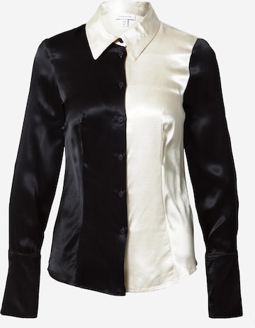 TOPSHOP Blouse in Black: front