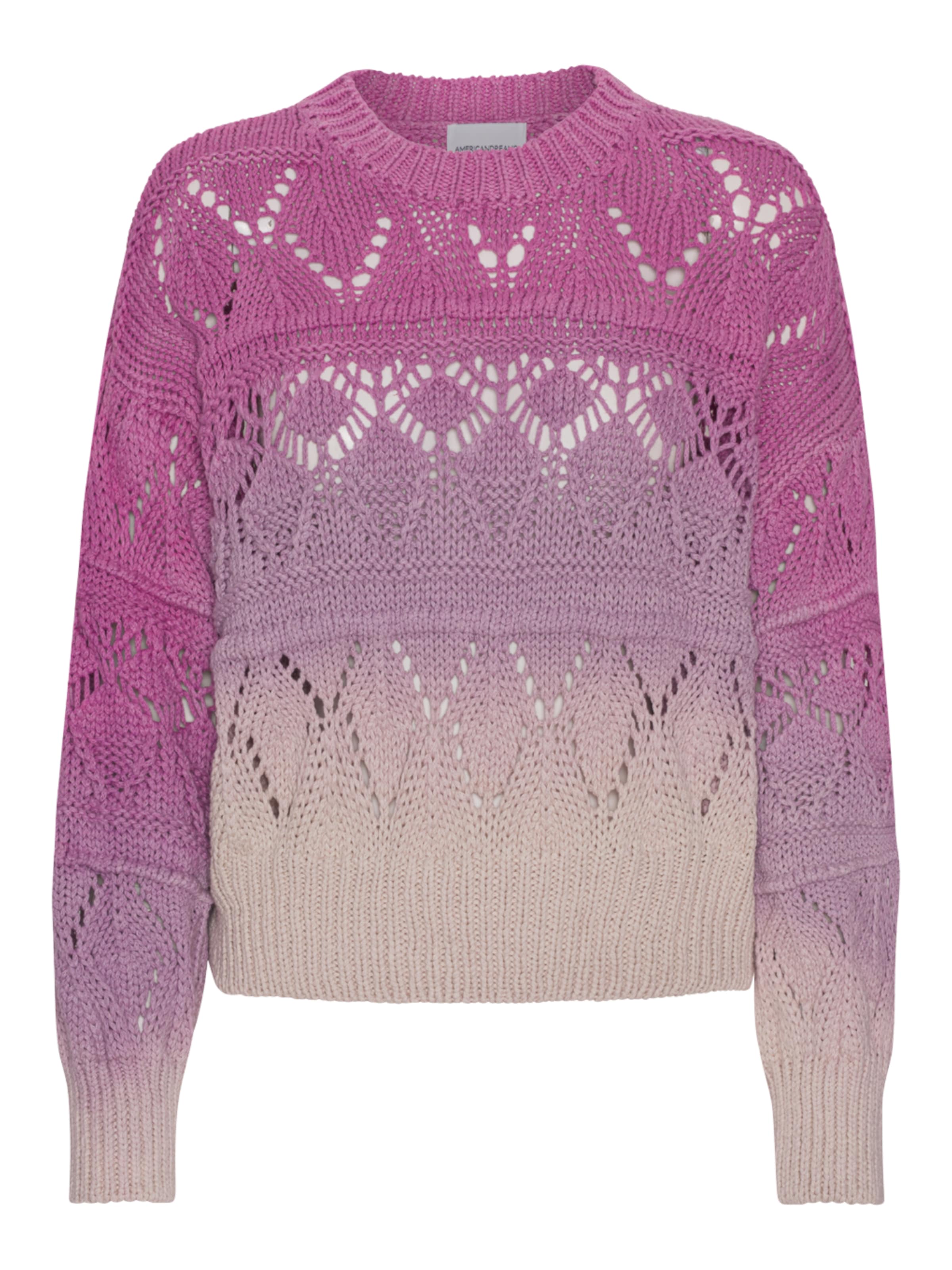 americandreams Pullover 'Cassie' in Lila: Vorderseite