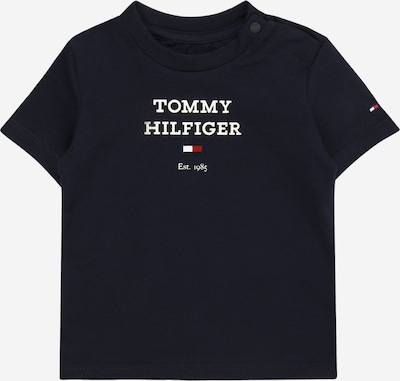 TOMMY HILFIGER Тениска в нейви синьо / червено / бяло, Преглед на продукта