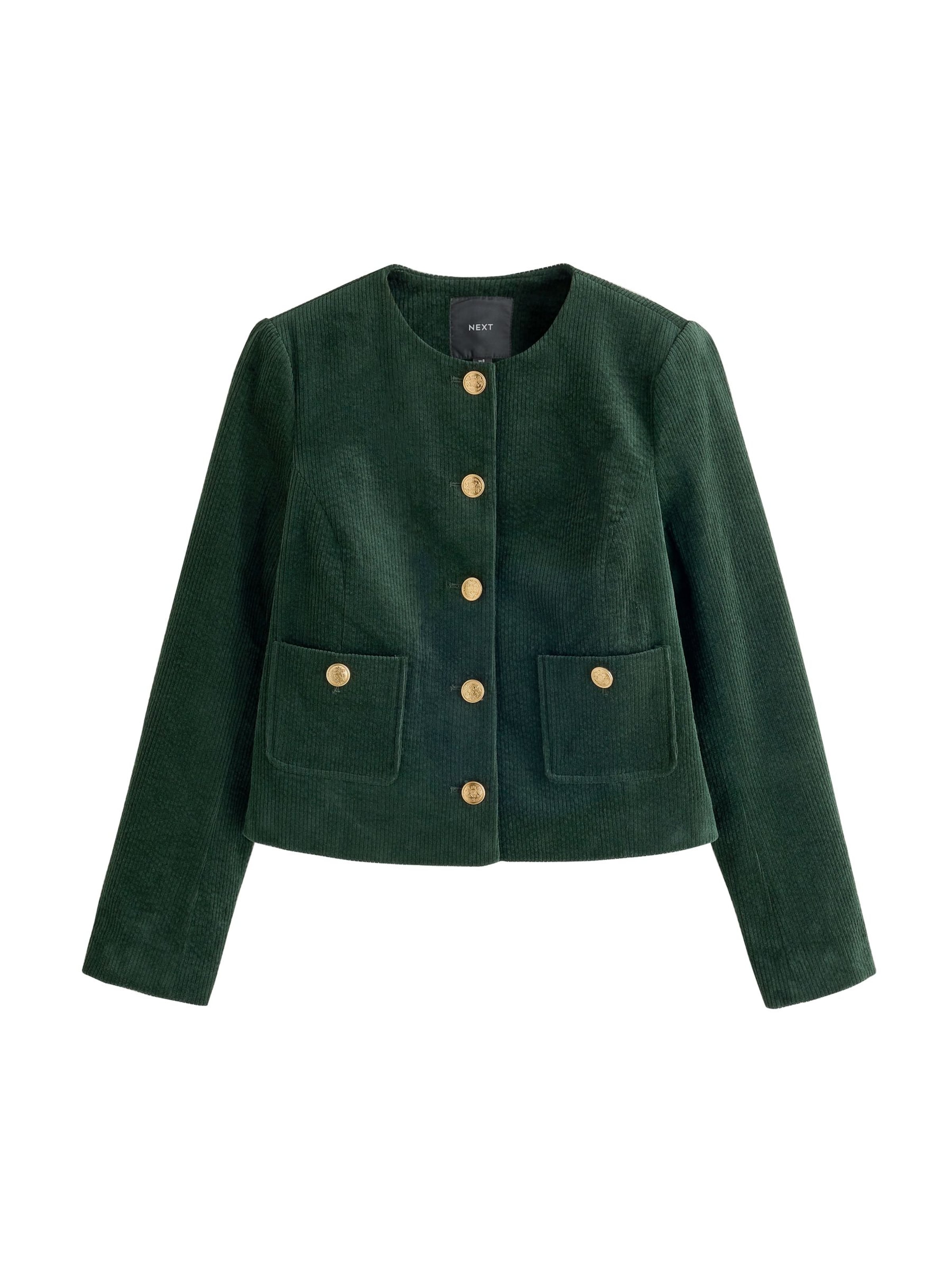 Next - Chaqueta de entretiempo en verde: frente