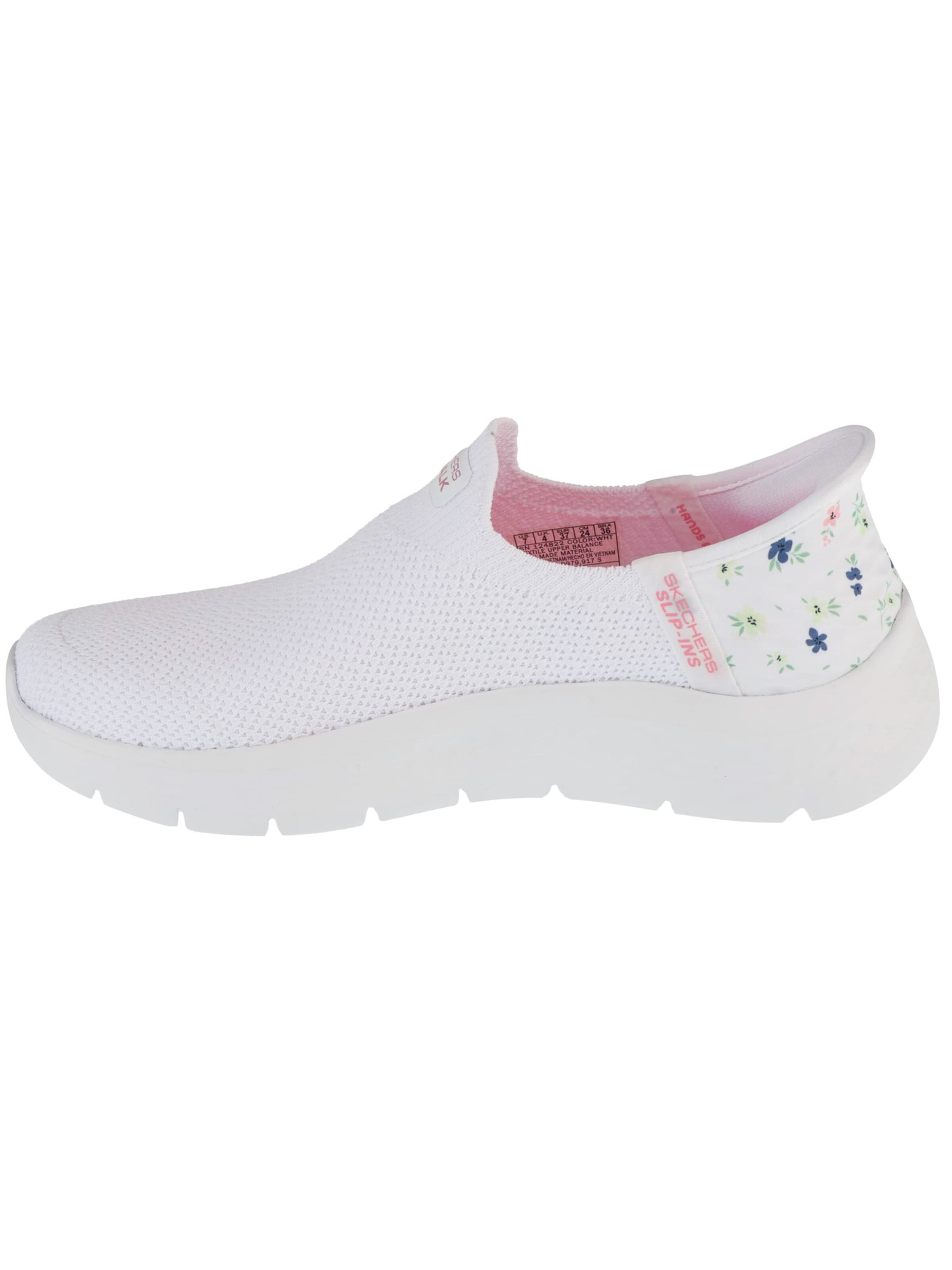 SKECHERS Slip-on 'Skechers : GO WALK Flex - Sunset Rose' in White