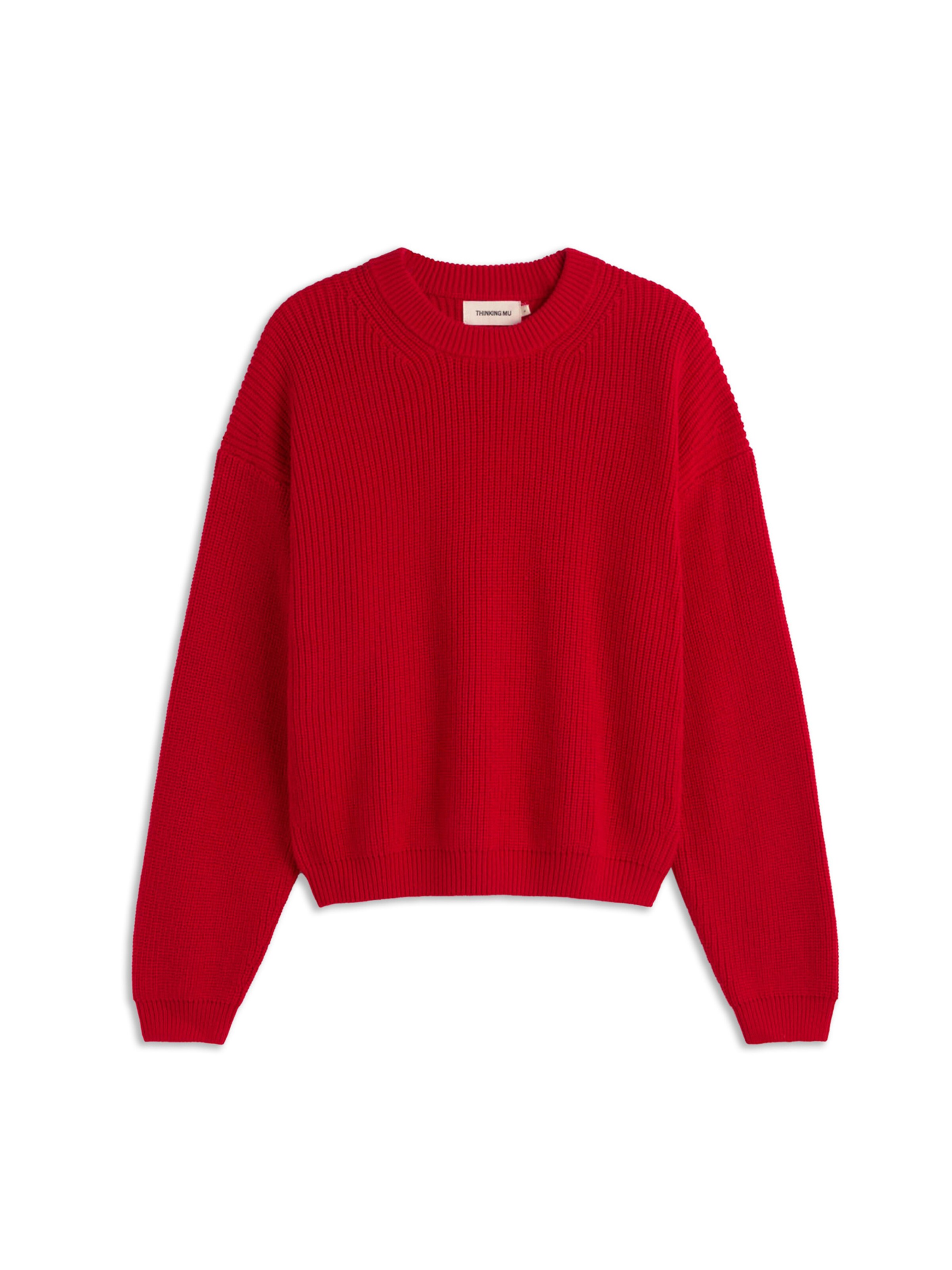 Pullover 'Carmen' di Thinking MU in rosso: frontale