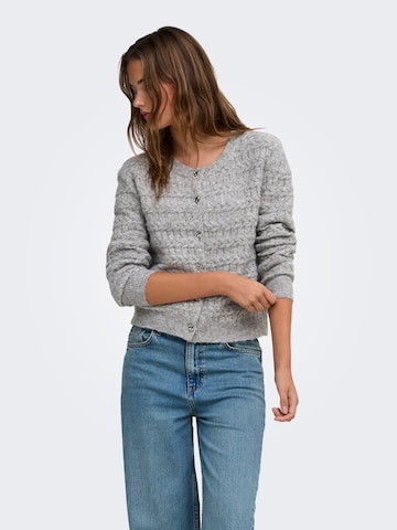ONLY Strickjacke 'Cabala' in Grau