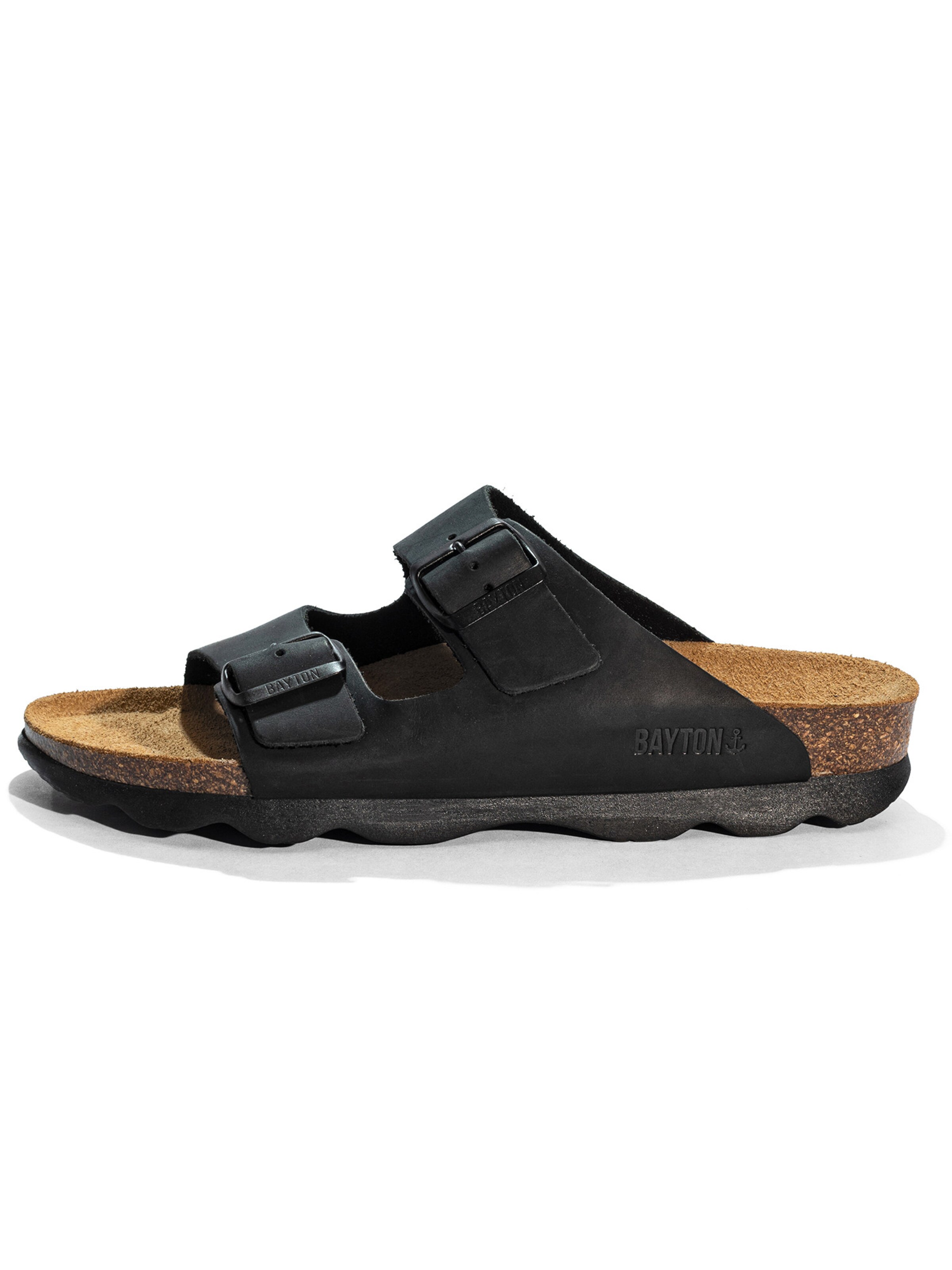 Bayton Σανδάλι σε μαύρο: μπροστά