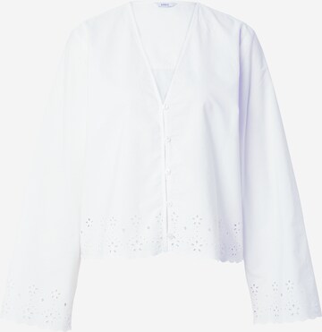 Envii Блуза 'BAIL' в бяло: отпред