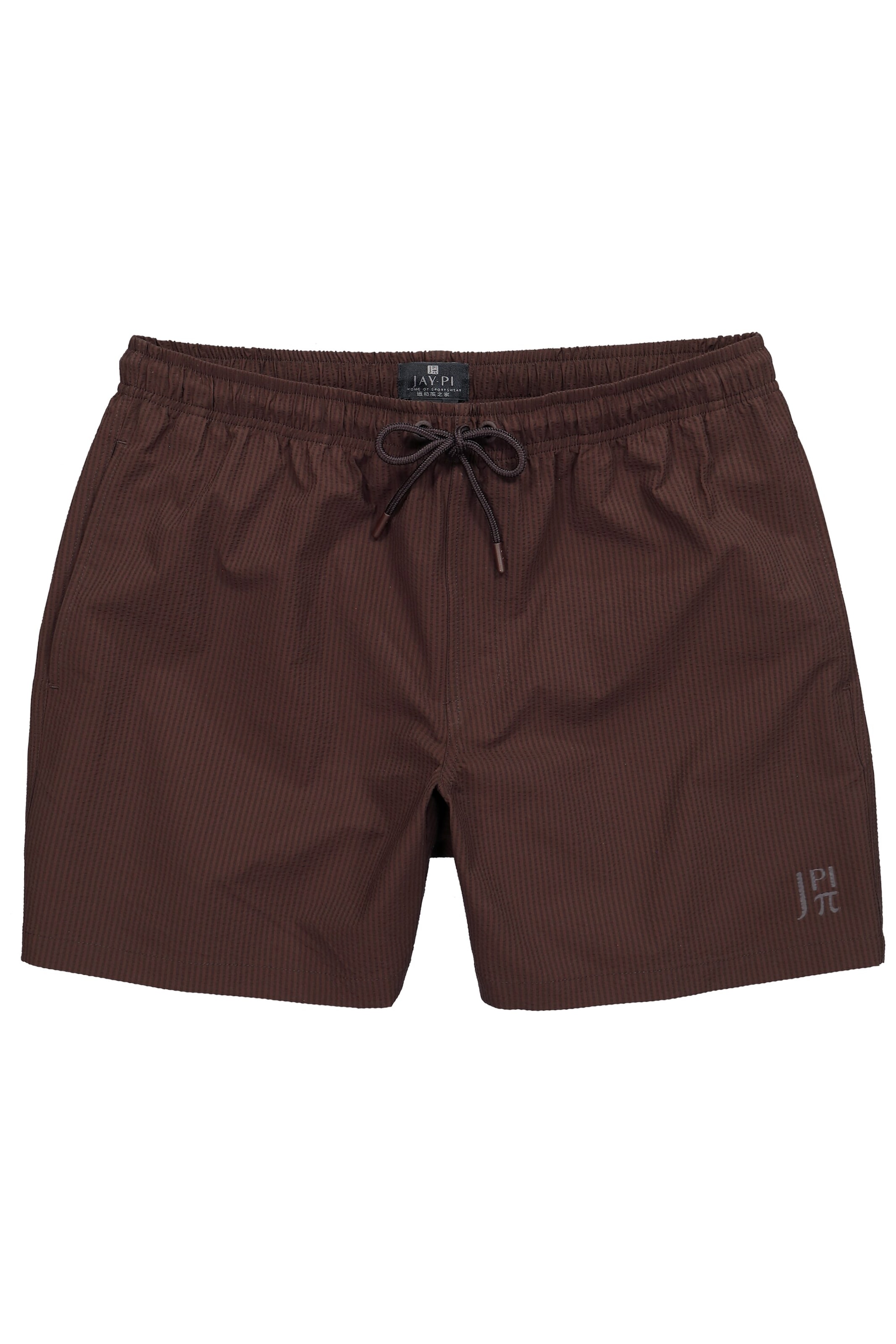 JAY-PI Swimming shorts in Brown: front