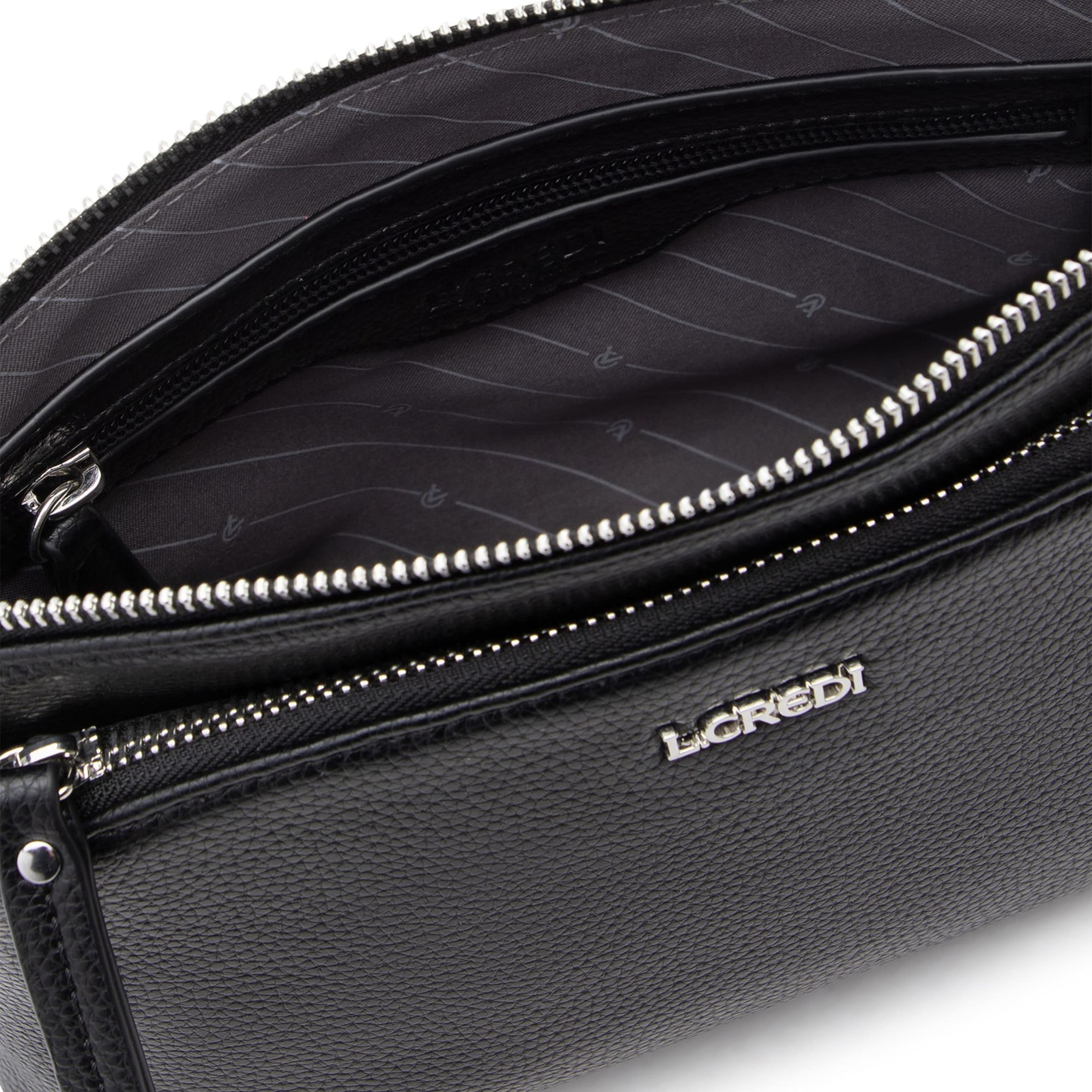 Sac bandoulière 'Sibona' L.CREDI en noir