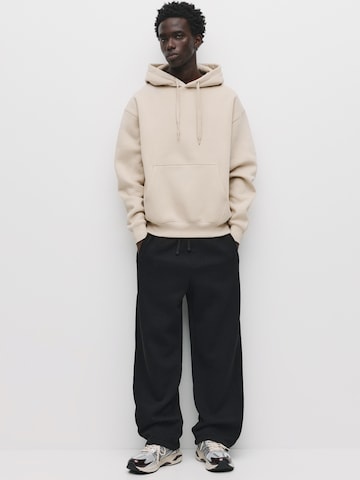 Pull&Bear Sweatshirt in Beige: front