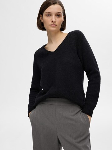 SELECTED FEMME - Jersey 'Lulu' en negro: frente