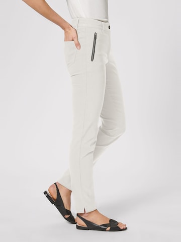 Skinny Pantalon MADELEINE en blanc