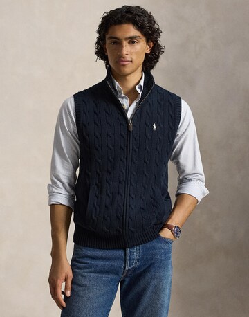 Polo Ralph Lauren Вязаная кофта в Синий: спереди