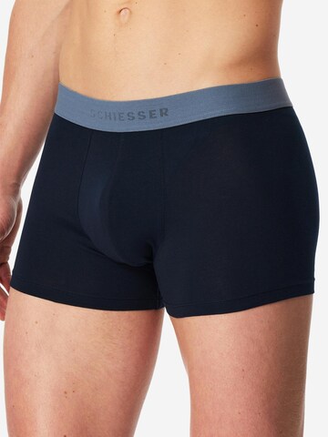SCHIESSER Boxershorts '95/5 Organic Cotton' in Blauw