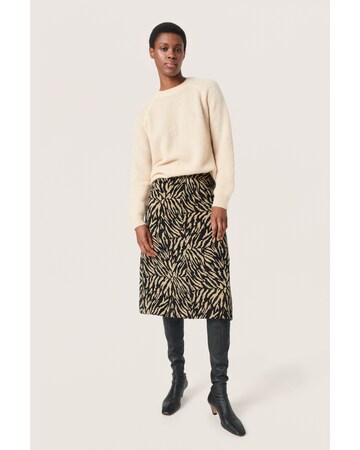 SOAKED IN LUXURY Sweter 'Tuesday' w kolorze beżowy