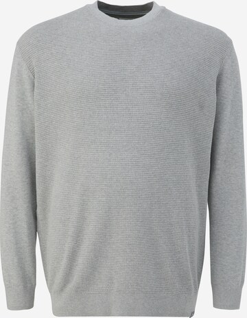 s.Oliver Men Big Sizes Sweater in Grey: front