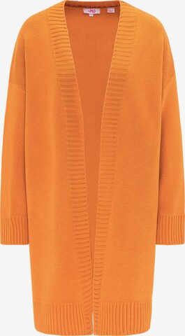 MYMO Knit Cardigan in Orange: front