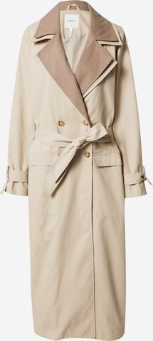 OBJECT Tall Between-seasons coat 'TESSA' in Beige: front