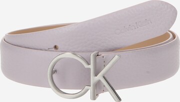 Ceinture Calvin Klein en beige : devant