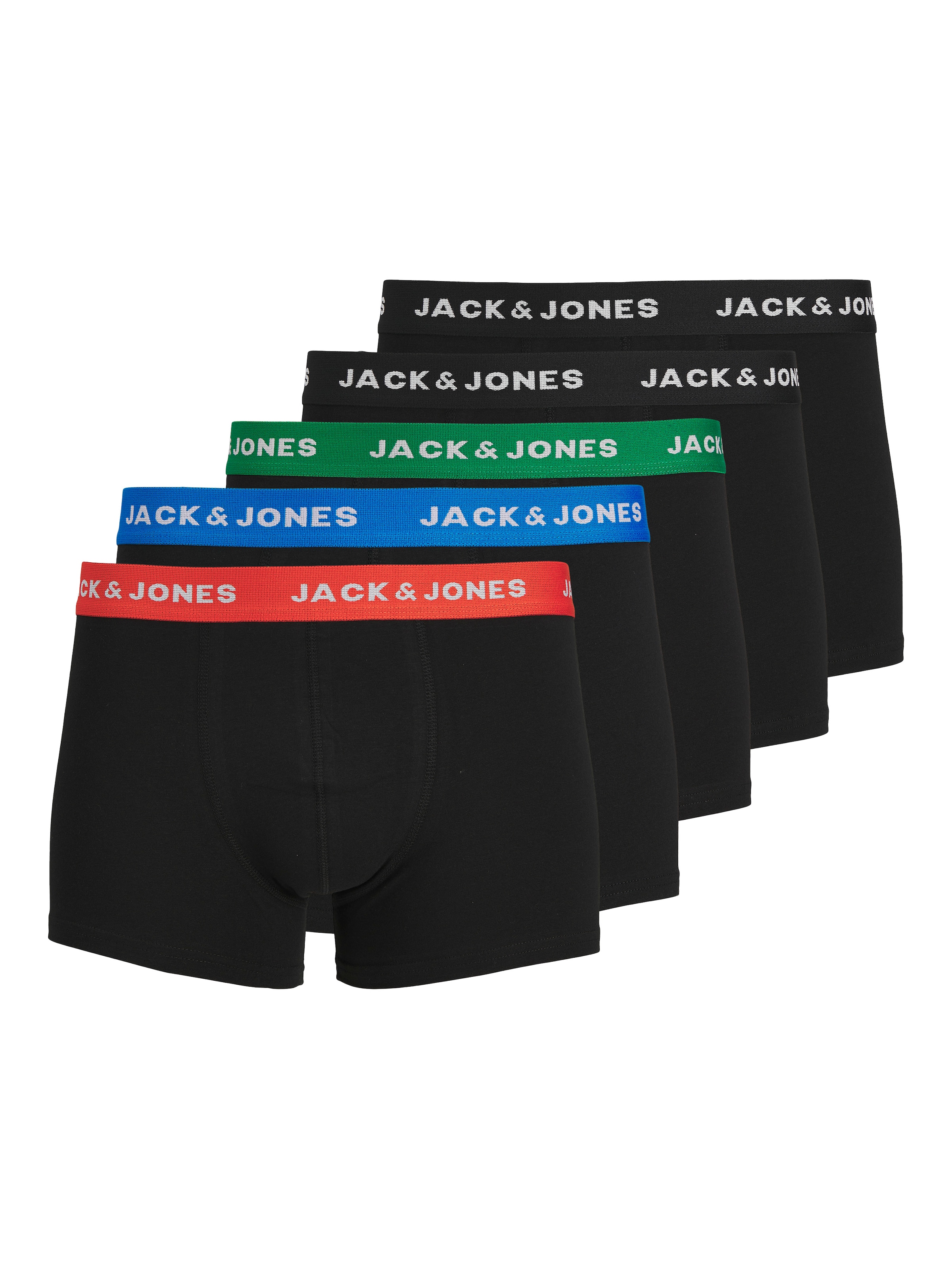 JACK & JONES Boxer shorts 'JACHUEY' in Black: front