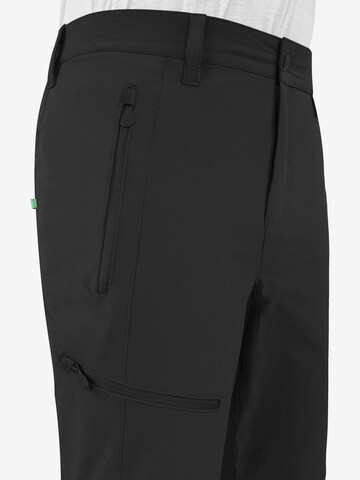 Regular Pantalon outdoor 'Basin' normani en noir