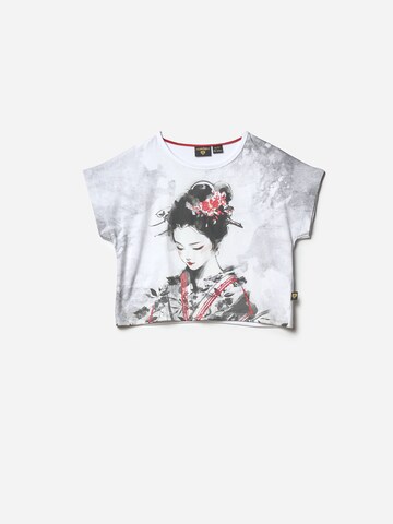 KOROSHI T-Shirt in Weiß