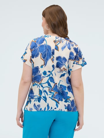 Chemisier Fiorella Rubino en bleu