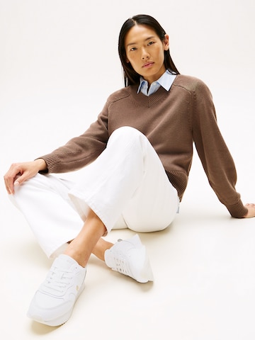 TOMMY HILFIGER Platform trainers in White