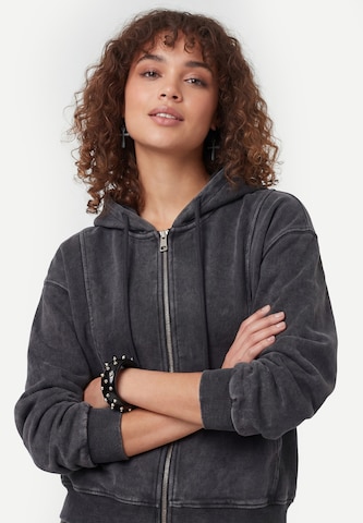 myMo ROCKS Sweatjacke in Grau