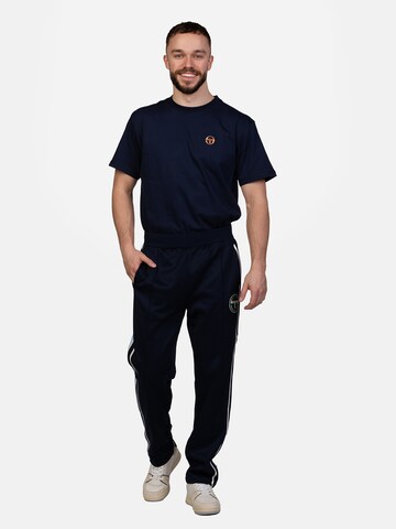 Sergio Tacchini Regular Workout Pants 'Monte' in Blue