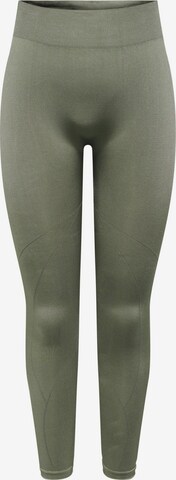 ONLY PLAY Skinny Workout Pants in Green: front