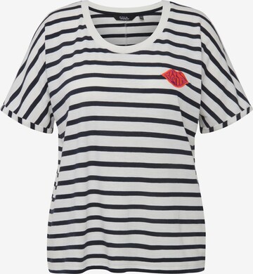 Ulla Popken Shirt in Blauw: voorkant