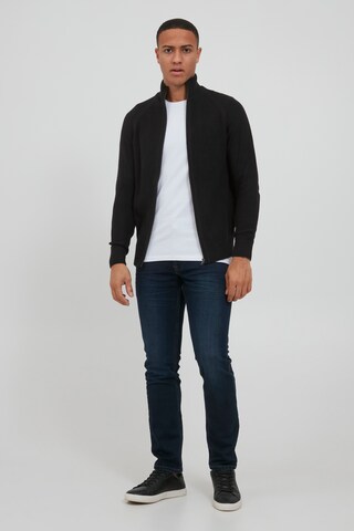 BLEND Gebreid vest 'Thorson' in Zwart
