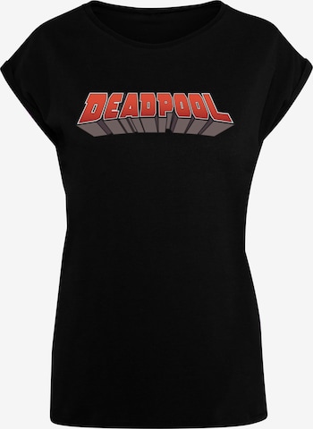 ABSOLUTE CULT T-Shirt 'Deadpool' in Schwarz: predná strana