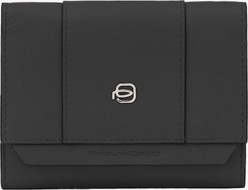 Piquadro Wallet in Black: front