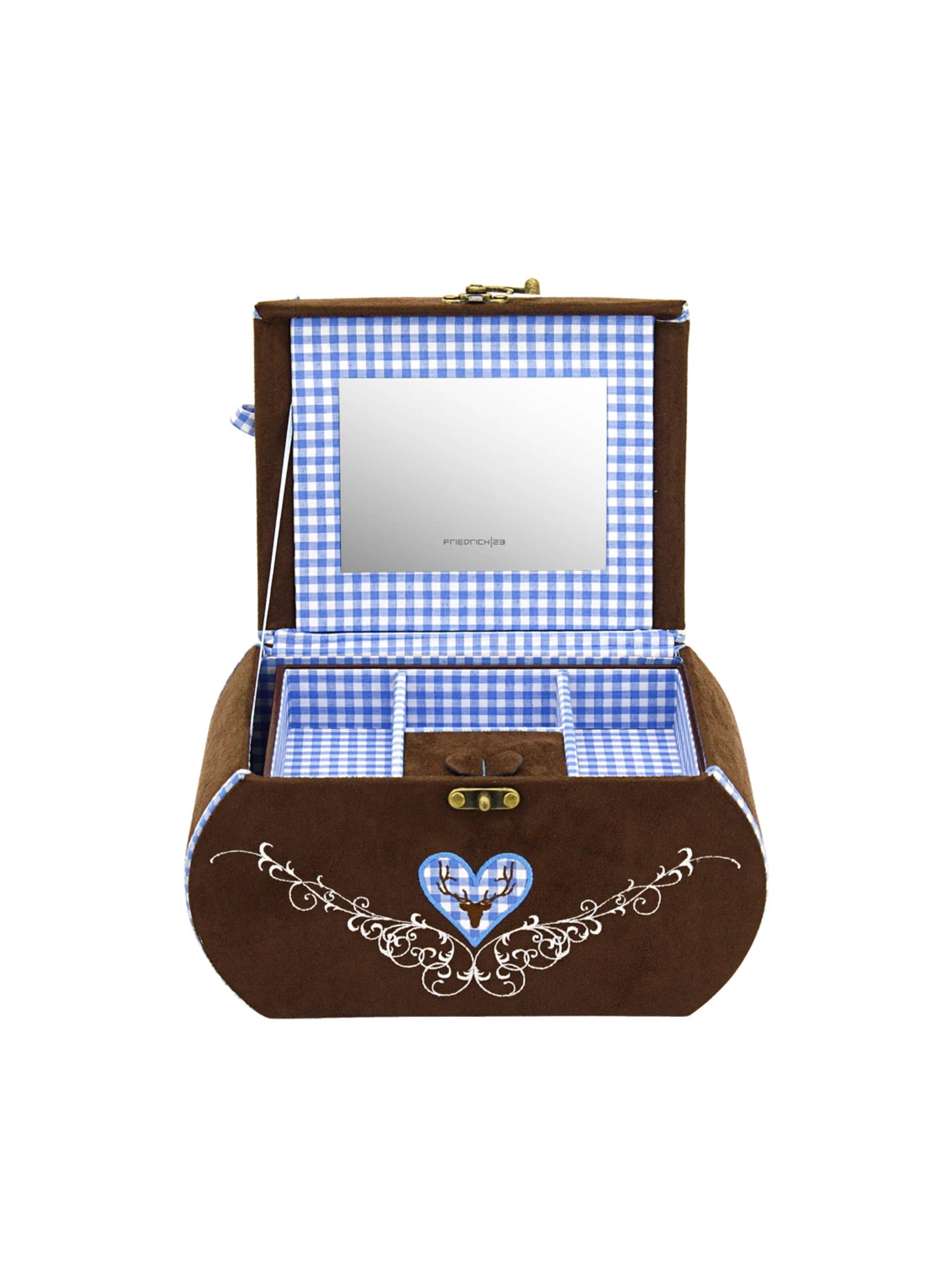 Friedrich23 Etui 'BAVARIA Schmuckkasten'‌‌‌‌‌‌‌‌‌‌ in Blau