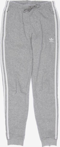 ADIDAS ORIGINALS Pants in XXS in Grey: front